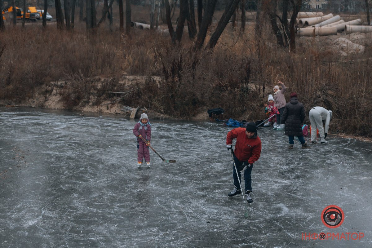 Крига в Дніпрі Крига в Дніпрі