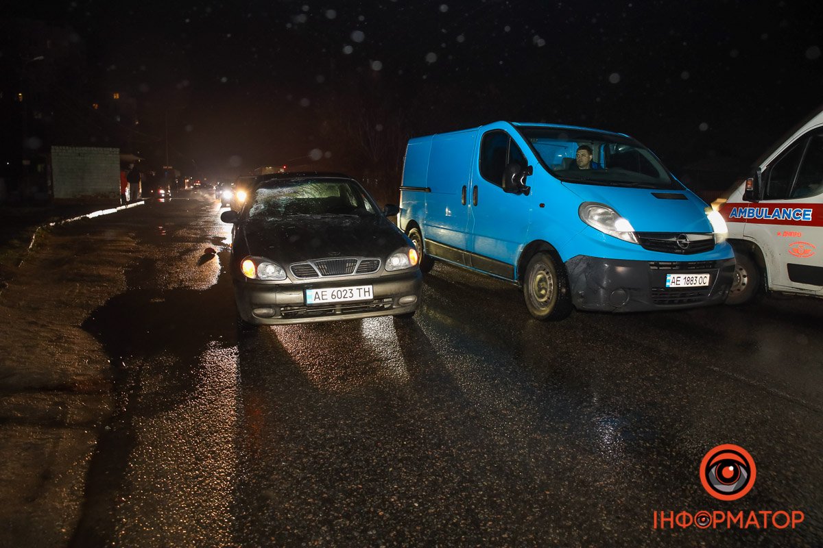 Тут Daewoo збив чоловіка Тут Daewoo збив чоловіка