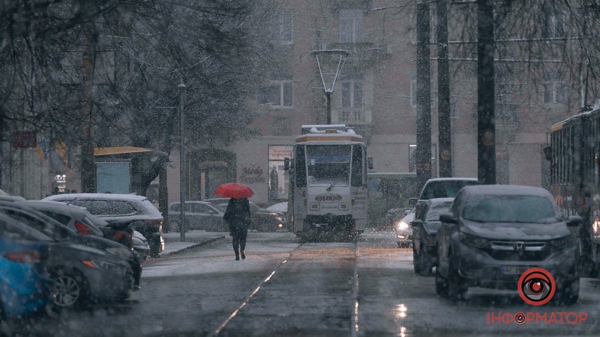 Первый снегопад в Днепре: топ фото из Instagram