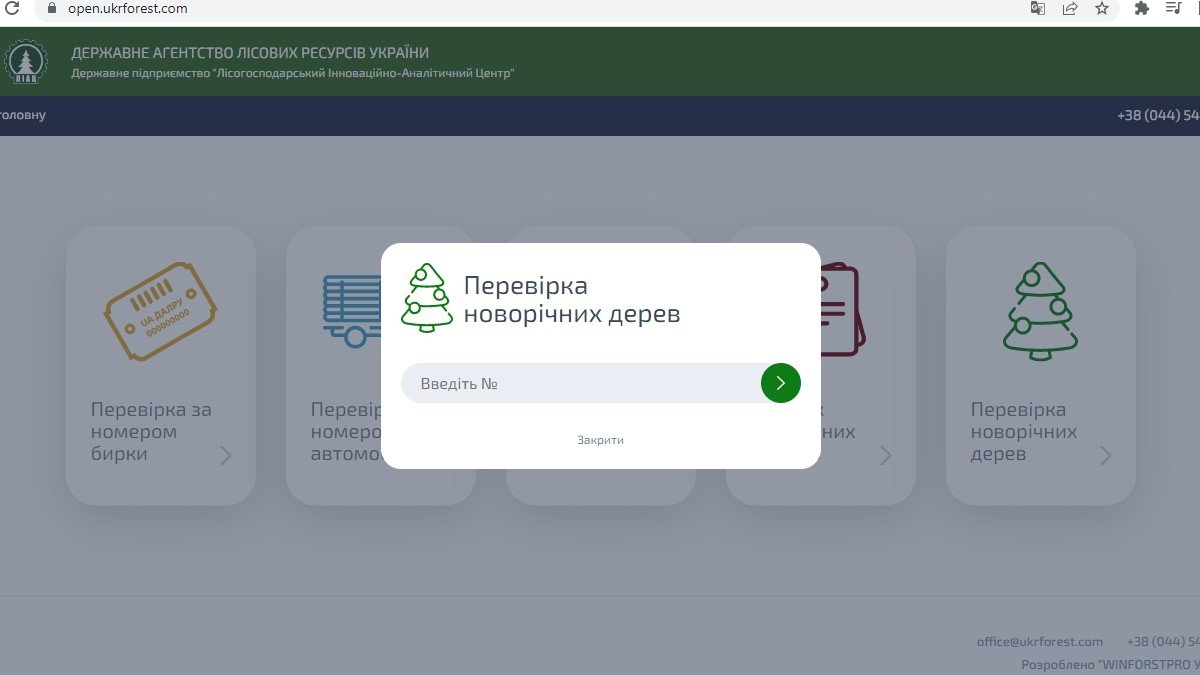 Перевірка легальності ялинки