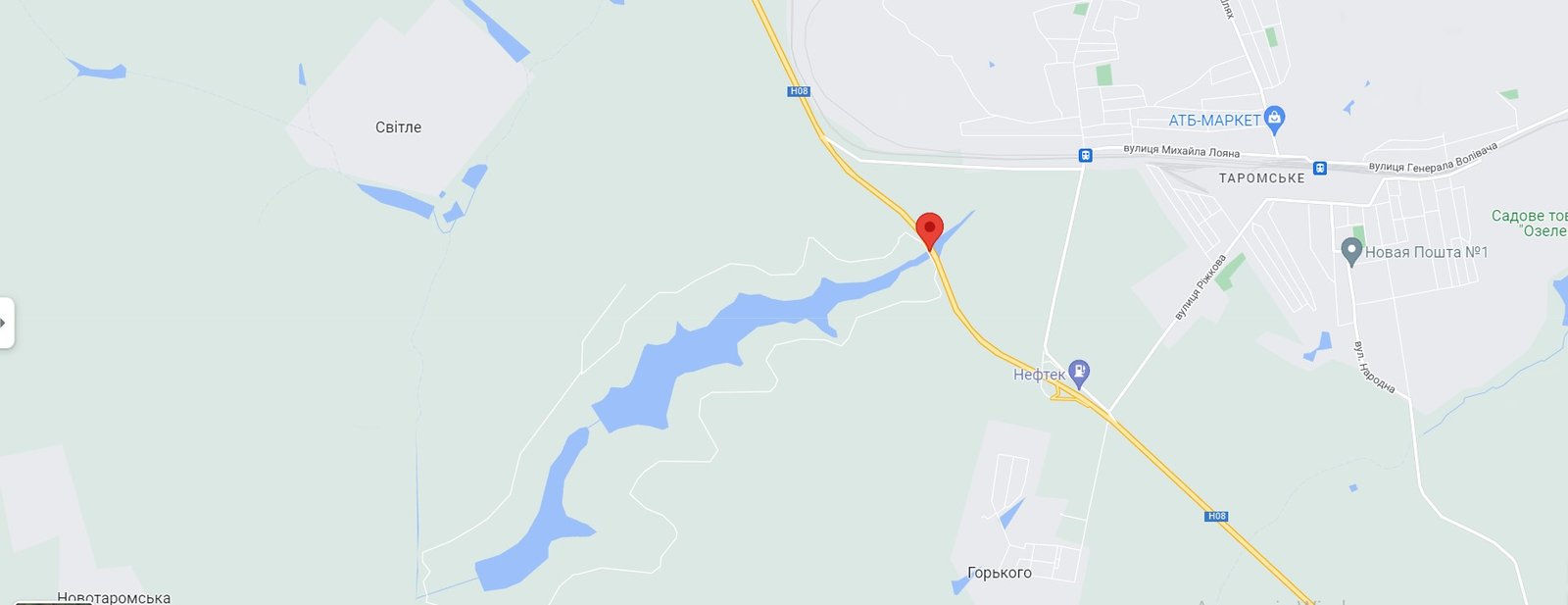 У Дніпропетровській області частково перекрили рух трасою з Дніпра 1