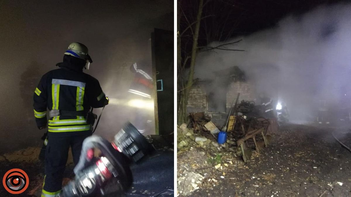 В Днепропетровской области горело заброшенное здание: на пожаре погиб мужчина