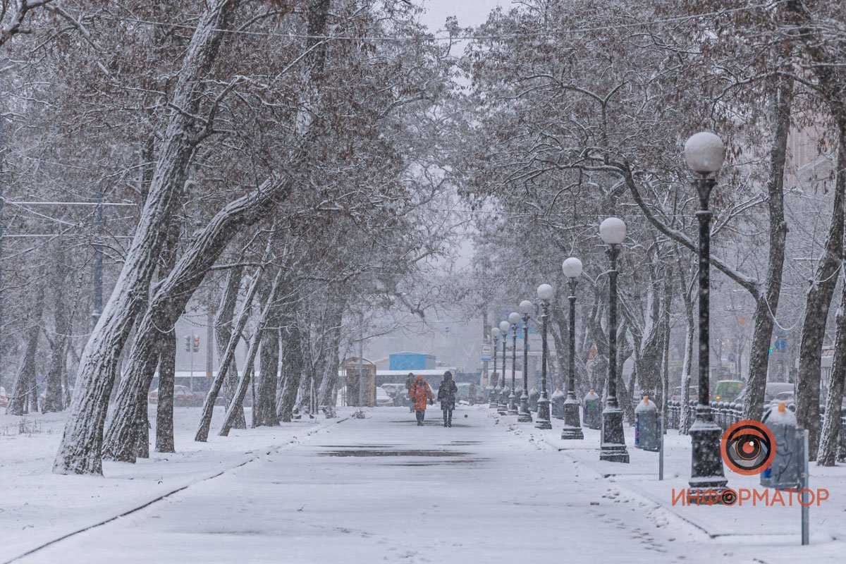 Яворницьго у снігу Яворницьго у снігу