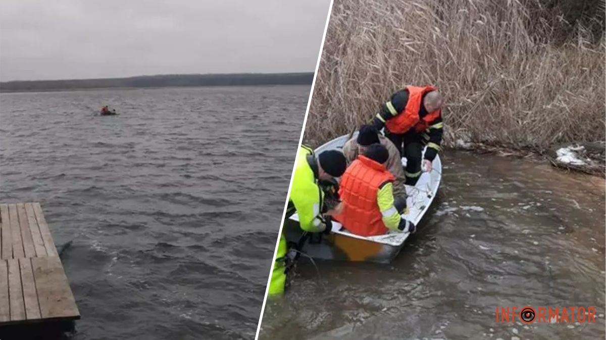 Перекинувся човен: у Дніпропетровській області на водосховищі ледь не затонули рибалки