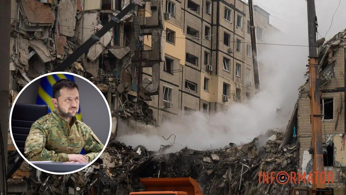 "Продолжаем бороться за каждую жизнь": Зеленский сообщил, что количество жертв трагедии в Днепре увеличилось