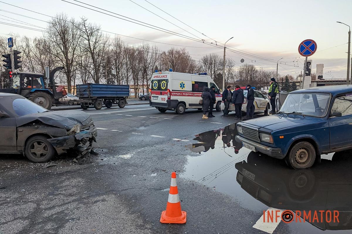 Перехрестя Січеславської Набережної та вулиці Європейської Перехрестя Січеславської Набережної та вулиці Європейської