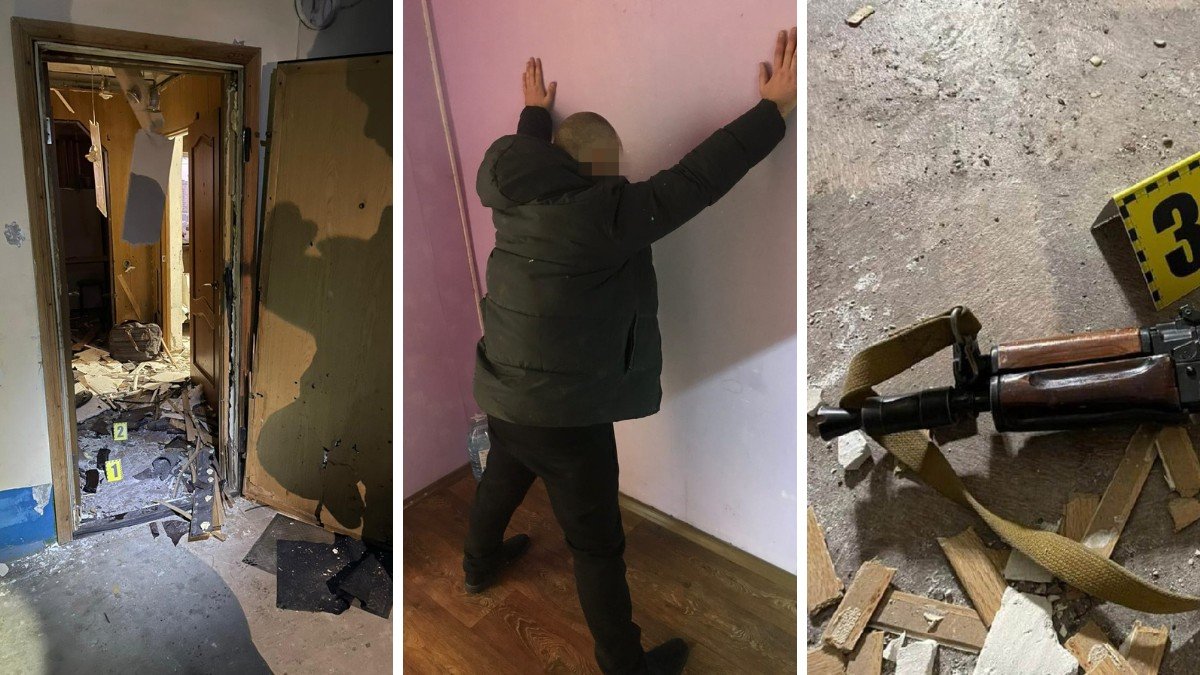 Шесть часов переговоров: в Днепре на проспекте Гагарина мужчина бросил гранату в полицейских, взорвал боеприпасы и устроил стрельбу