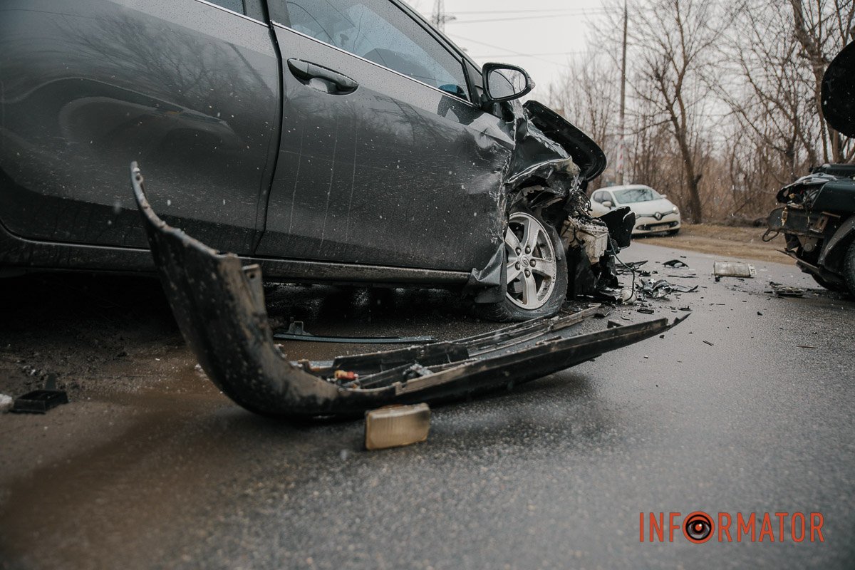 Авария случилась рядом с жилмассивом Приднепровск Авария случилась рядом с жилмассивом Приднепровск