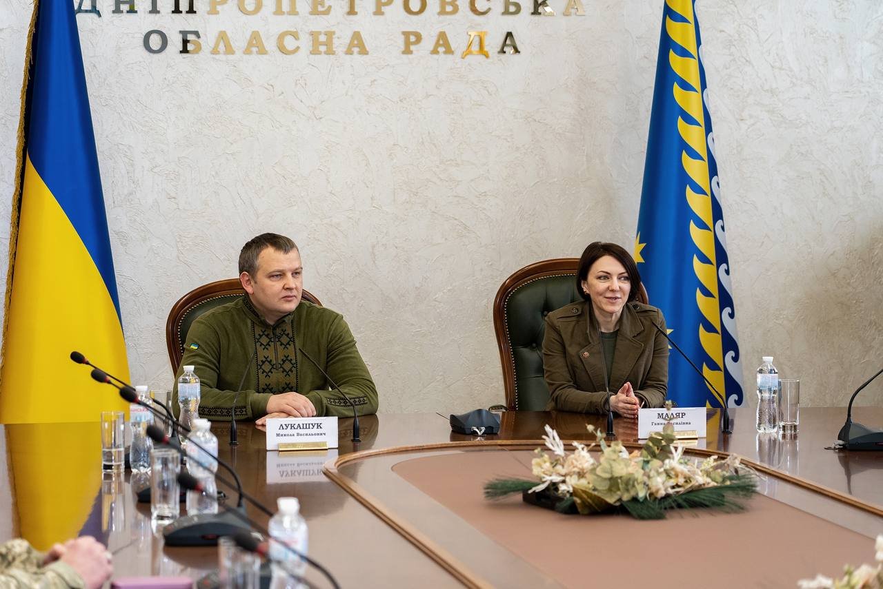 До Дніпра завітала Ганна Маляр До Дніпра завітала Ганна Маляр