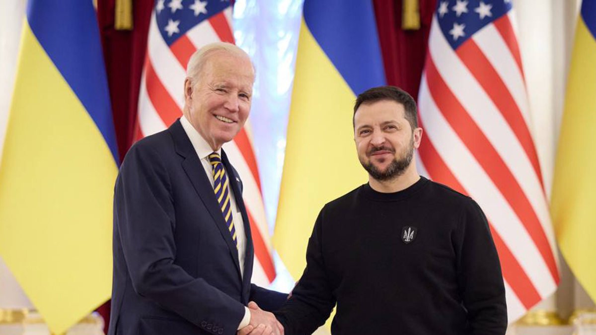 В Украину приехал президент США Джо Байден