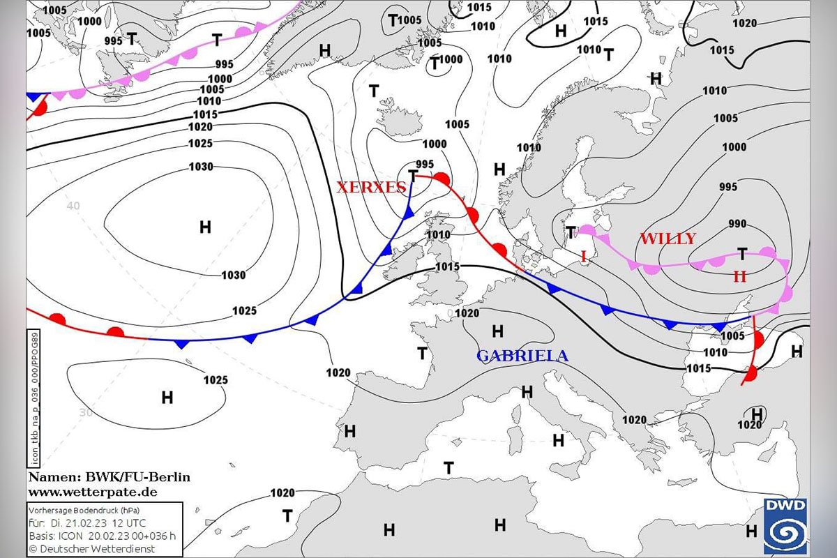 Карта циклону Карта циклону