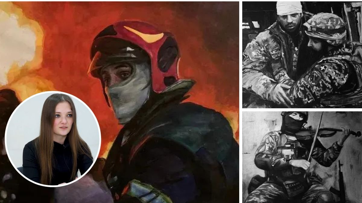Лачен, раненые бойцы и спасатели: работы художницы из Днепра представят на выставке в США