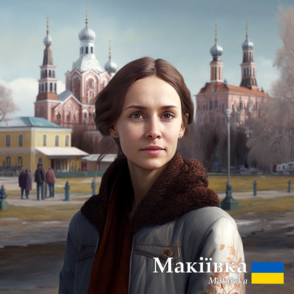 Нейромережа зобразила Макіївку в образі студентки