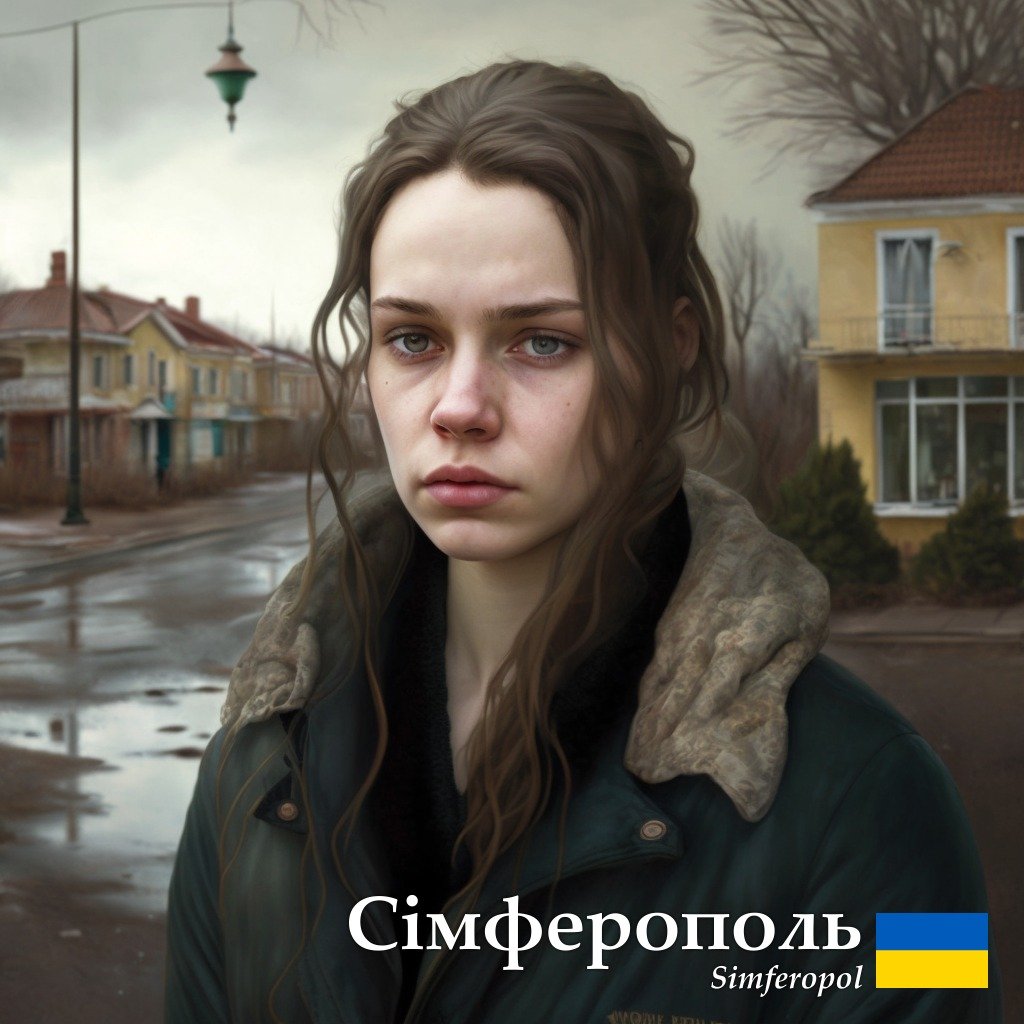 Сімферополь ШІ "уявляє" засмученою дівчиною