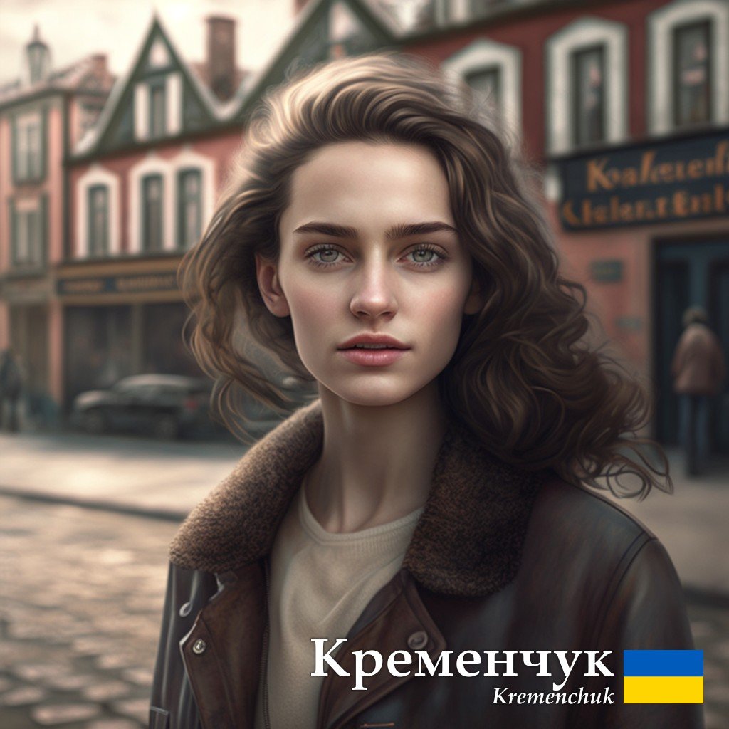 Кременчук нейромережа зобразила у вигляді молодої русявої студентки