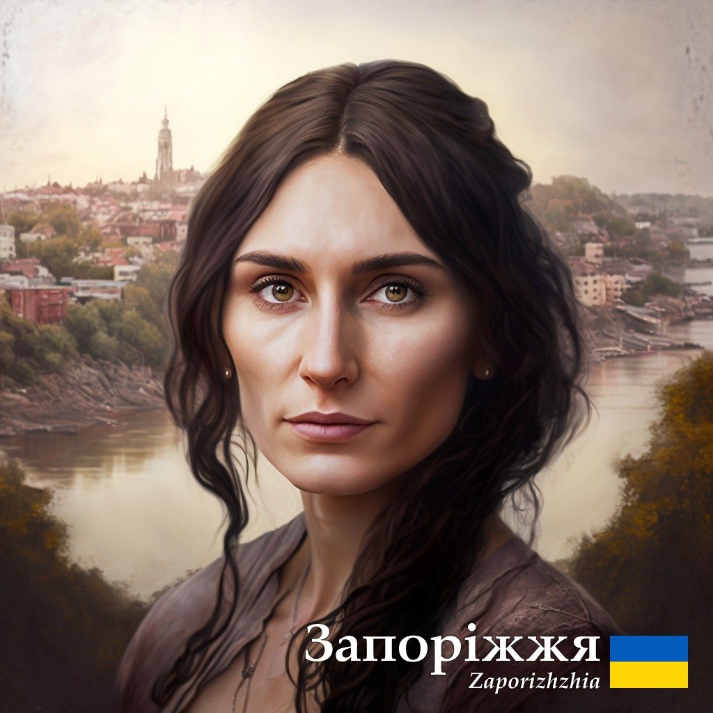 Нейромережа зобразила Запоріжжя на схилах Дніпра