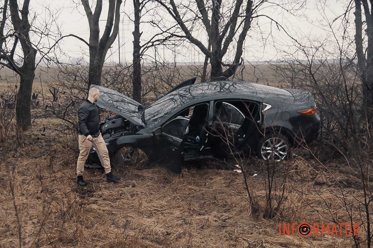 11 березня на Запорізькому шосе, біля виїзду з Дніпра, трапилася аварія