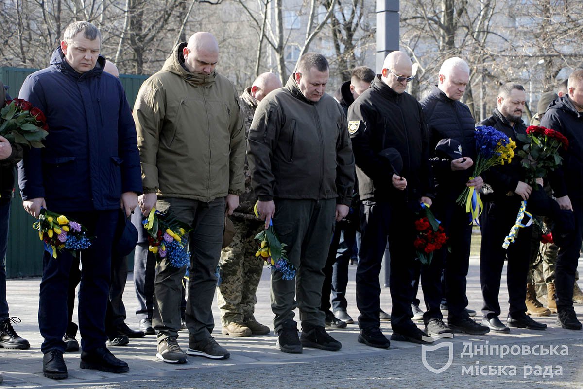 У Дніпрі вшанували пам’ять українських добровольців