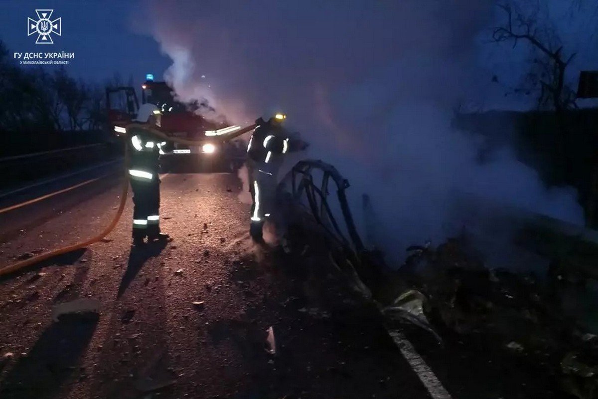 15 березня на автошляху Н-11 “Дніпро-Кривий Ріг-Миколаїв” за межами села Михайлівка Баштанського району Миколаївської області сталася аварія