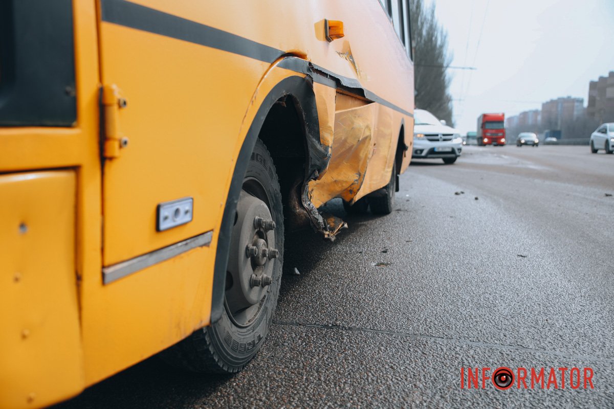 Водій і пасажири автобуса не постраждали