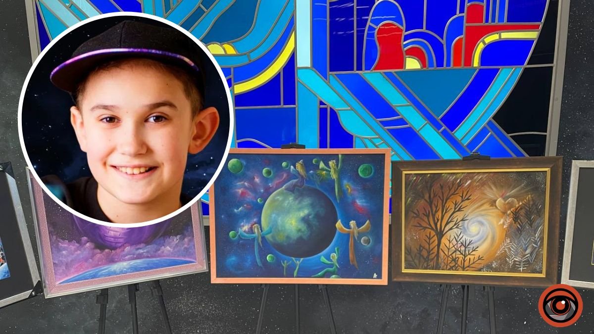 Для победы: в Днепре открылась уникальная выставка 11-летнего “украинского Пикассо”