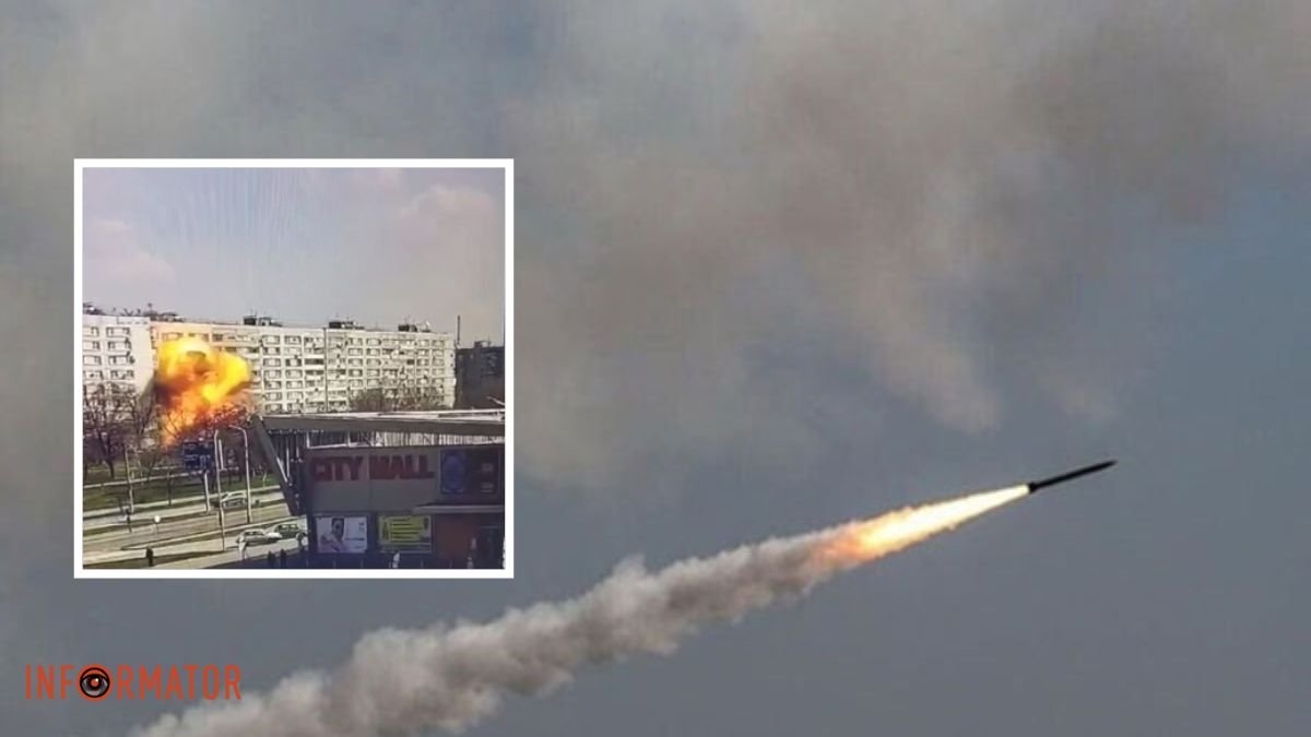У Запоріжжі російська ракета влучила у багатоповерхівку: Зеленський оприлюднив відео