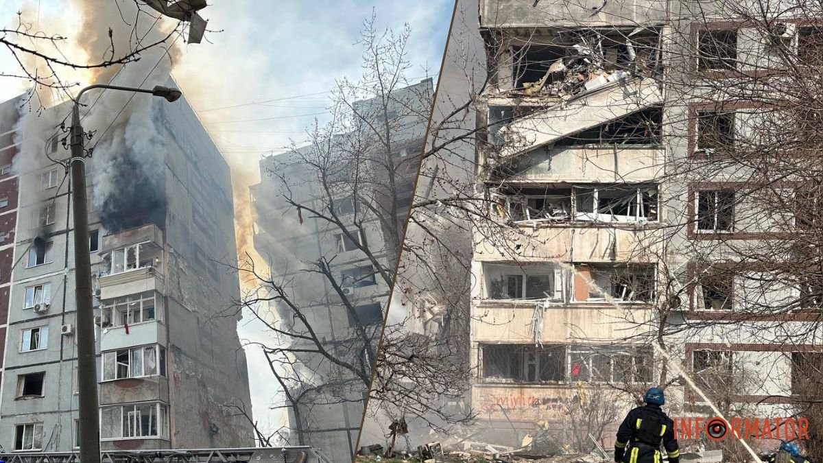 У Запоріжжі російські ракети влучили у багатоквартирний будинок: постраждали 18 осіб, серед них двоє — діти