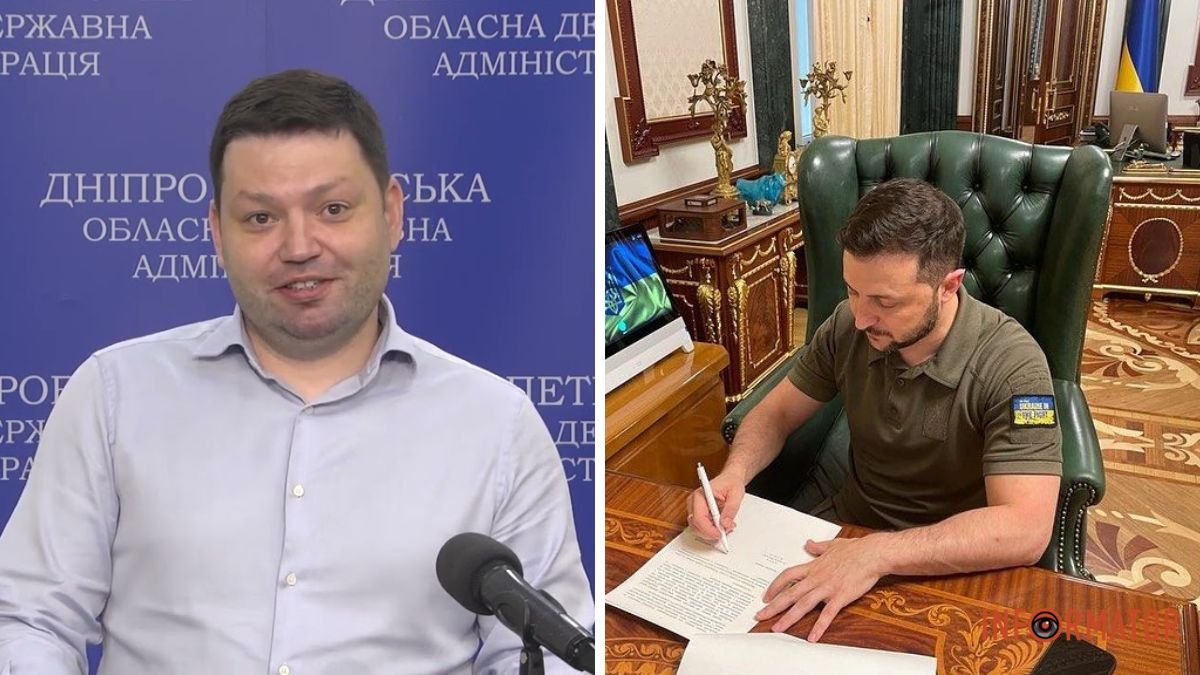 Зеленский уволил с должности главу одного из районов Днепропетровской области