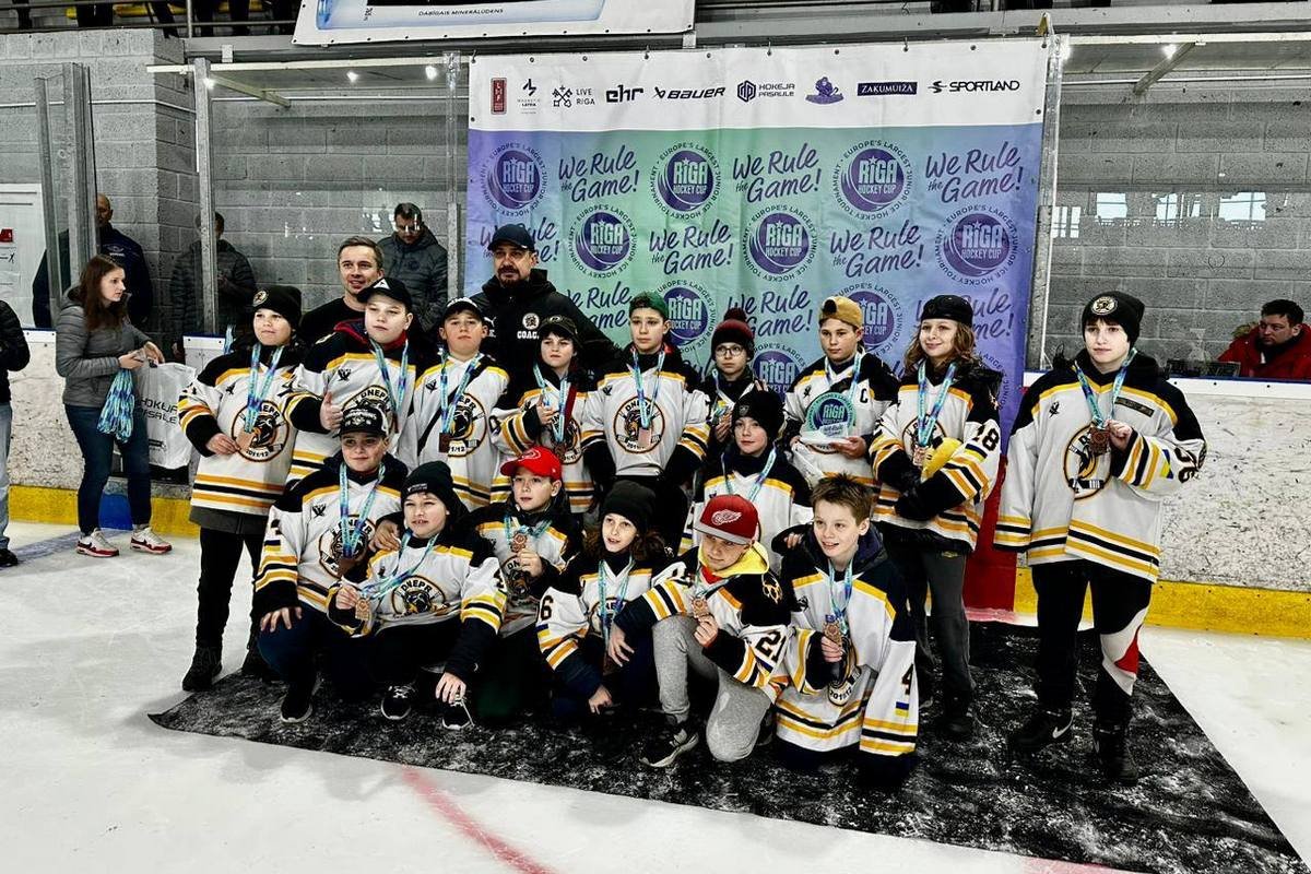 З бронзовими медалями Riga Hockey Cup
