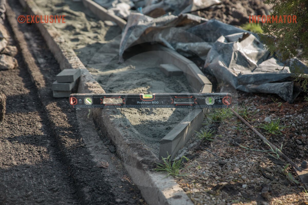 Працюють ландшафтні дизайнери Працюють ландшафтні дизайнери