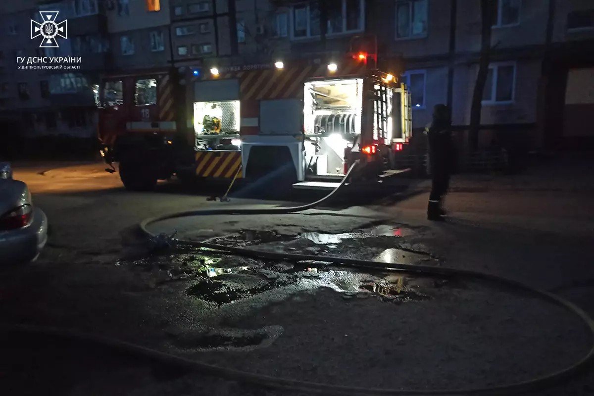 На вулиці Березинській сталася пожежа На вулиці Березинській сталася пожежа