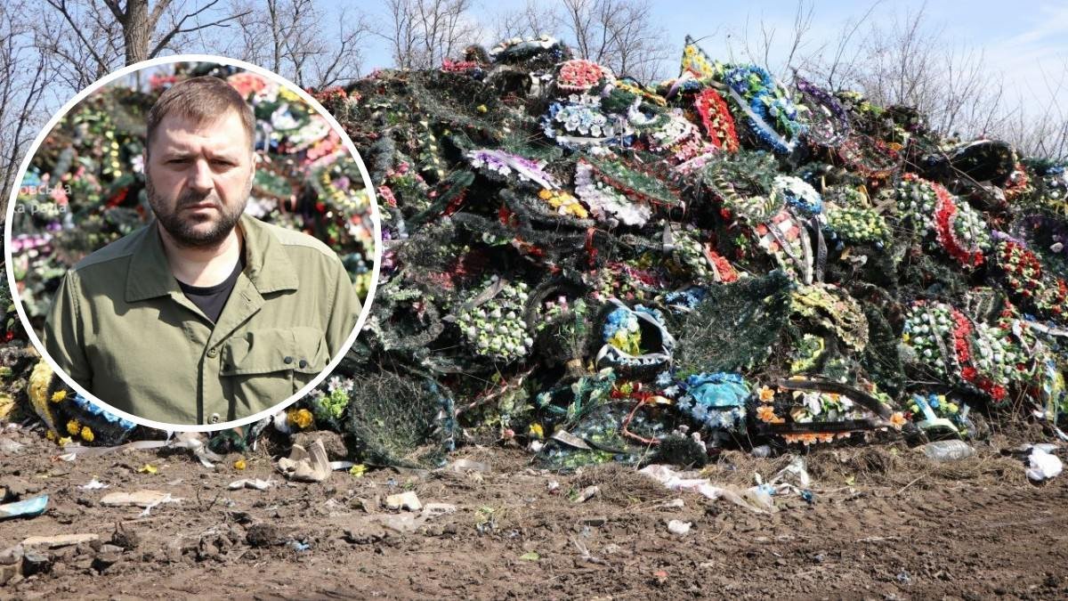 Собираются запретить пластиковые цветы и венки на кладбищах: комментарий зам мэра Днепра Михаила Лысенко
