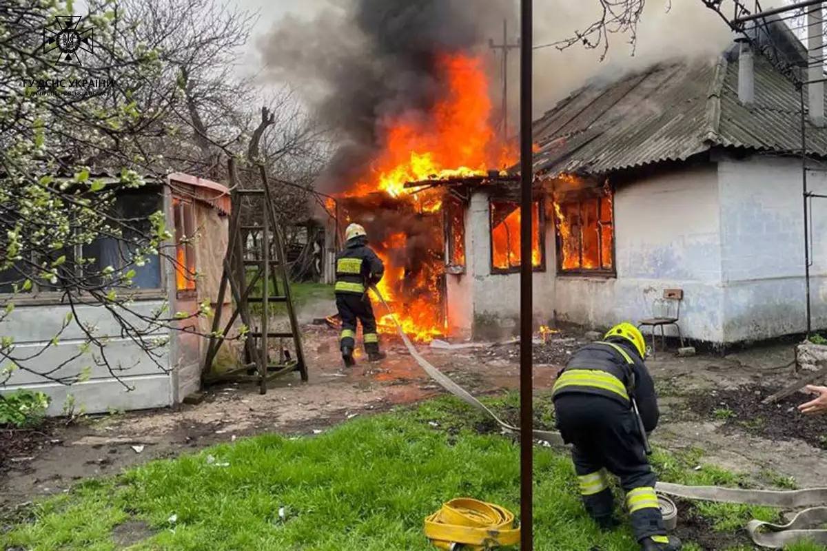 На вулиці Костя Пестушка горів одноповерховий будинок