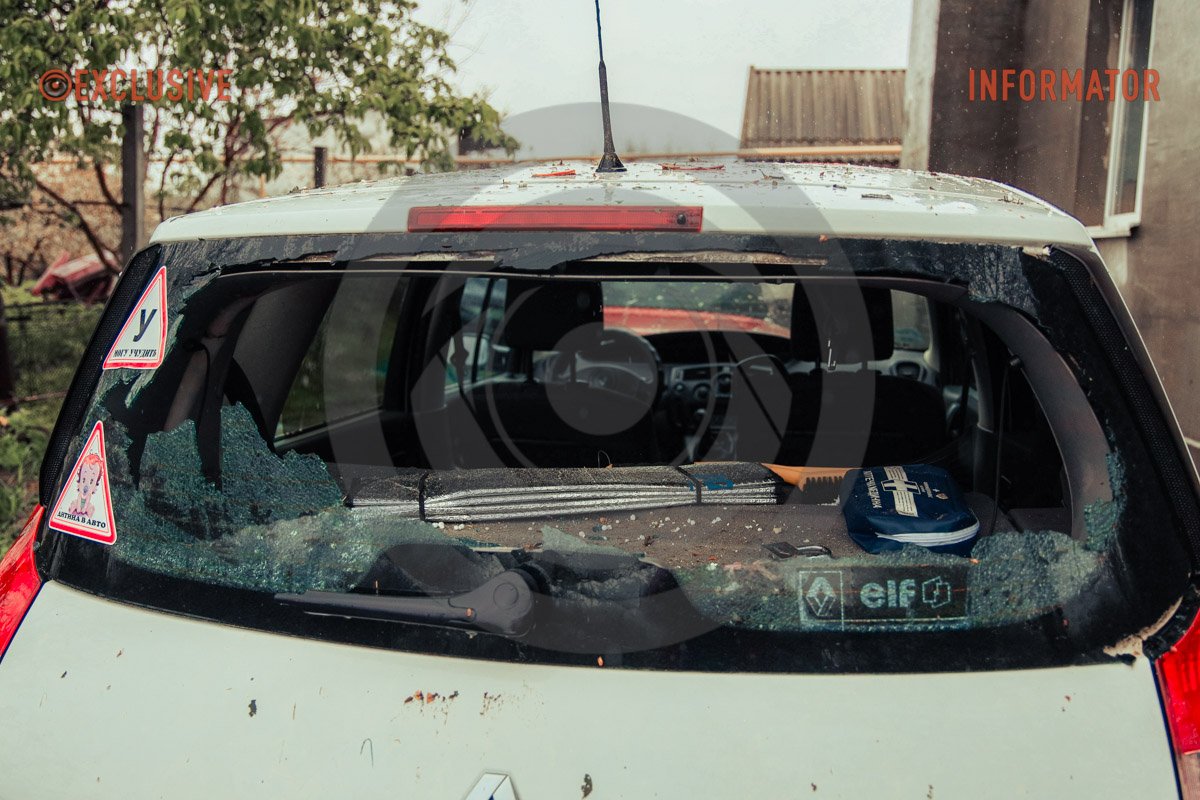 Вибите скло в машині Вибите скло в машині