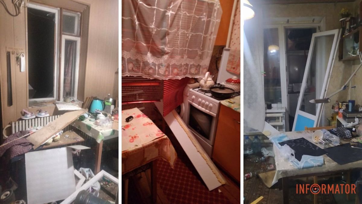 Наслідки вибухової хвилі в квартирах мешканців Павлограда