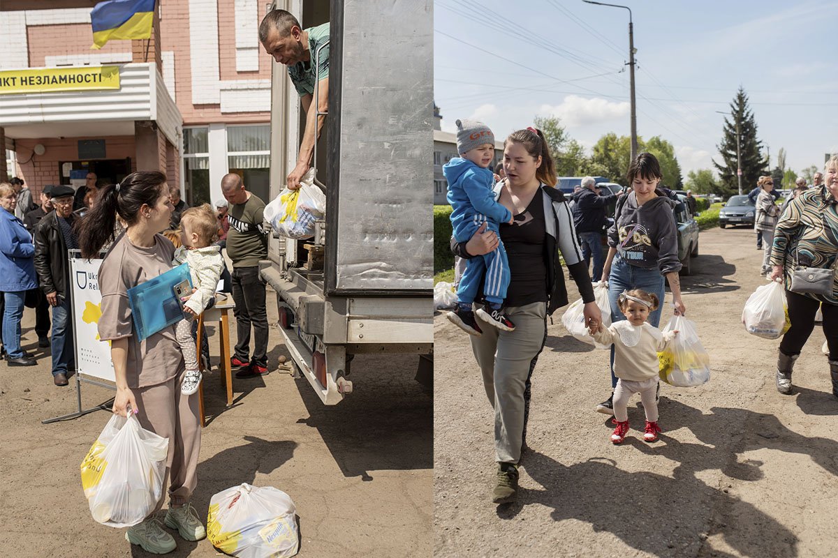 Доставка організована до 50 населених пунктів, де мешкають ВПО Доставка організована до 50 населених пунктів, де мешкають ВПО
