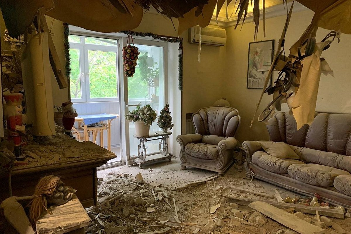 Після російської атаки. Фото: Facebook Денис Гороховський Після російської атаки. Фото: Facebook Денис Гороховський