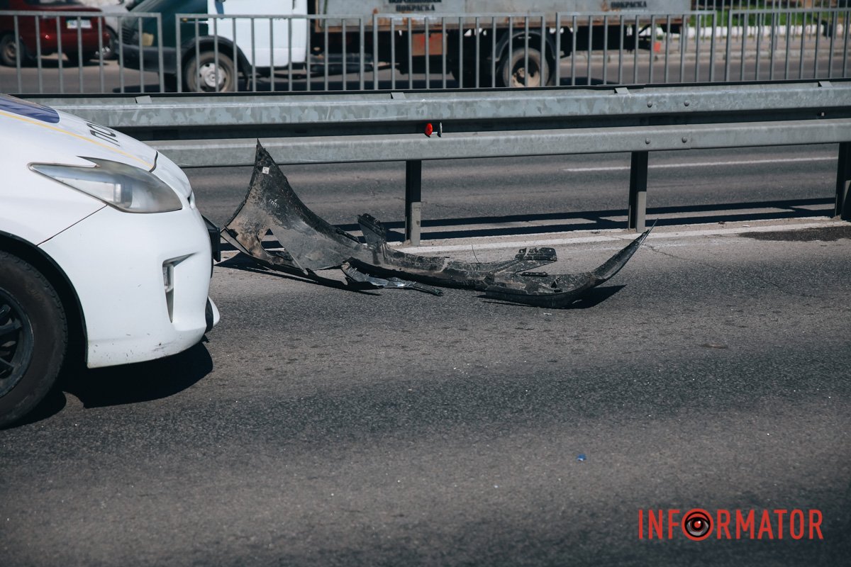 На місце приїхали патрульні