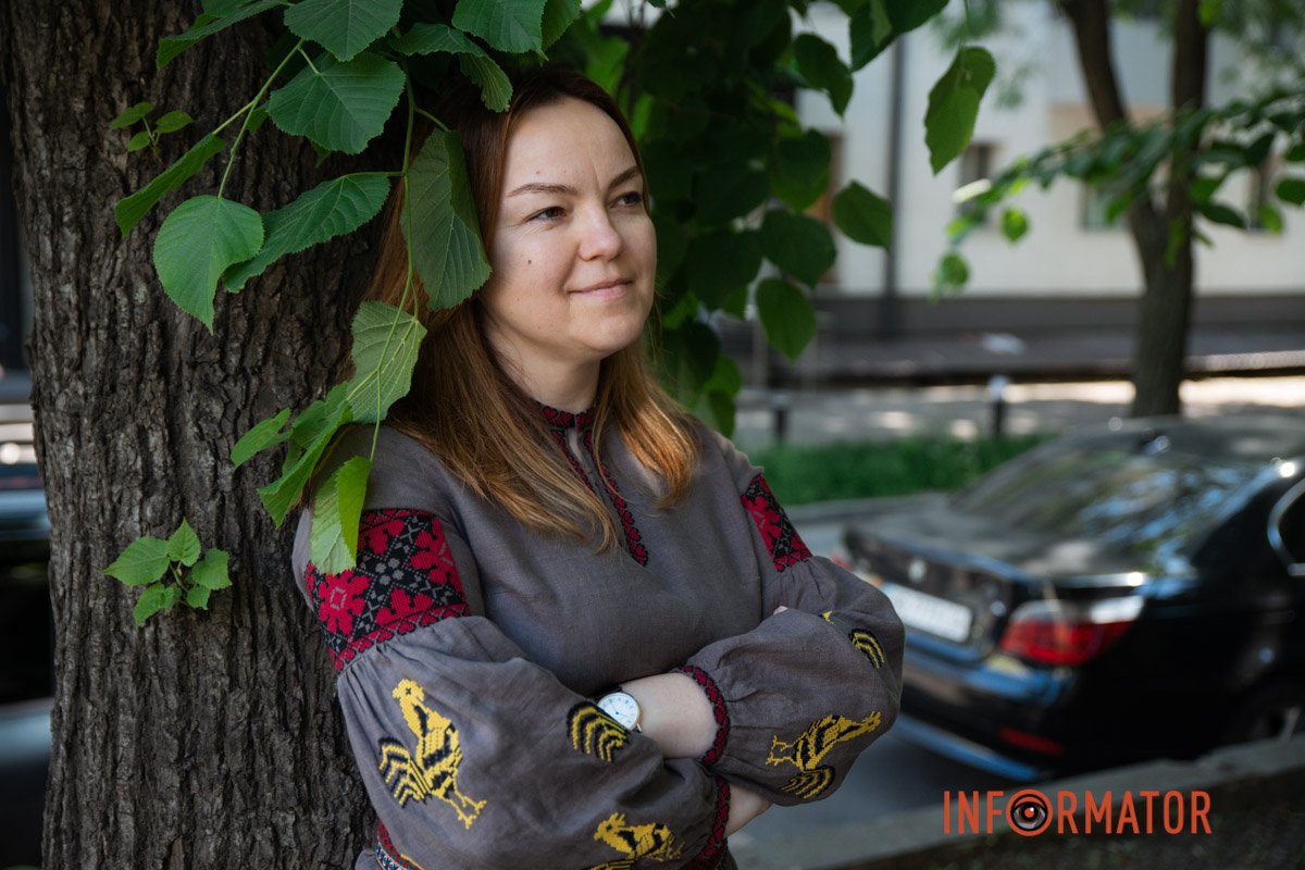 По всьому Дніпру можна було побачити людей у вишиванках