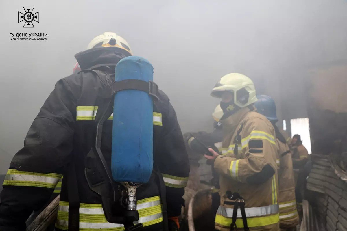 Пожежа на вулиці Дніпросталівська