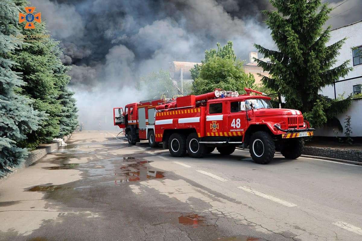 Загорілась сировина на дільниці з сортування вторинних полімерів
