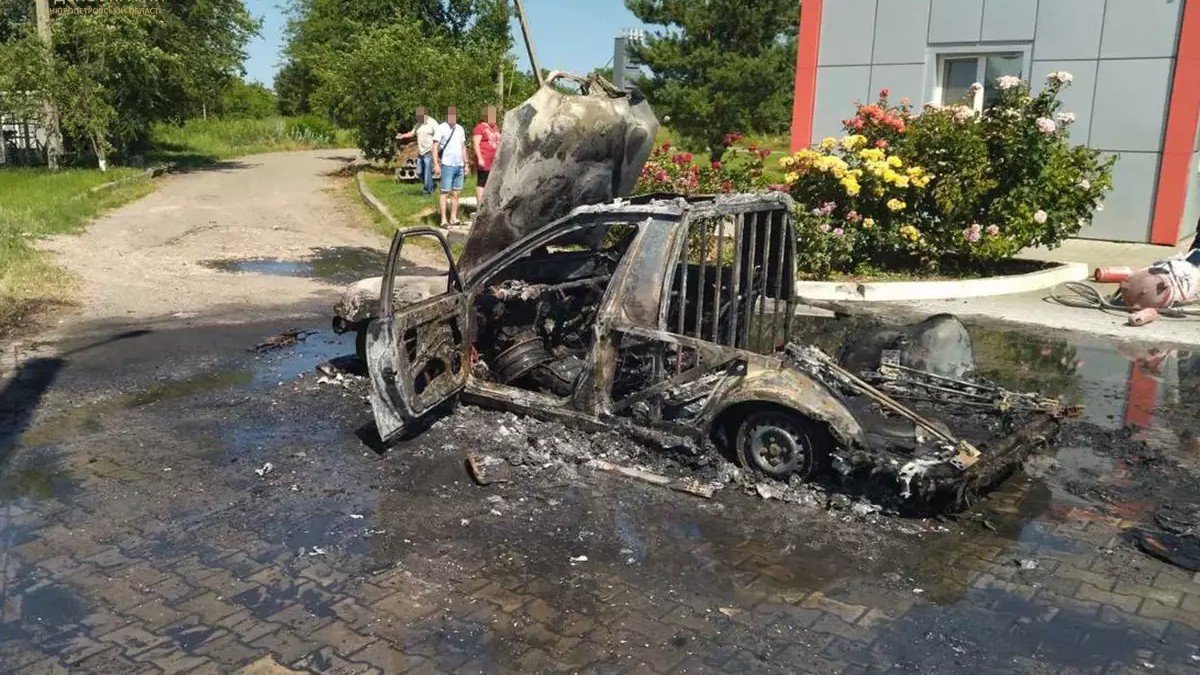 Вогонь знищив автівку 