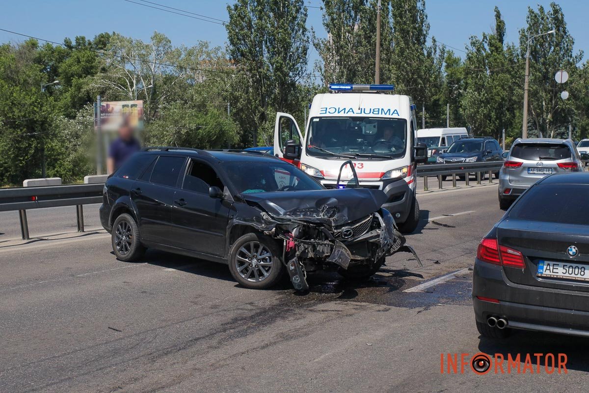Аварія сталася на Новому мосту