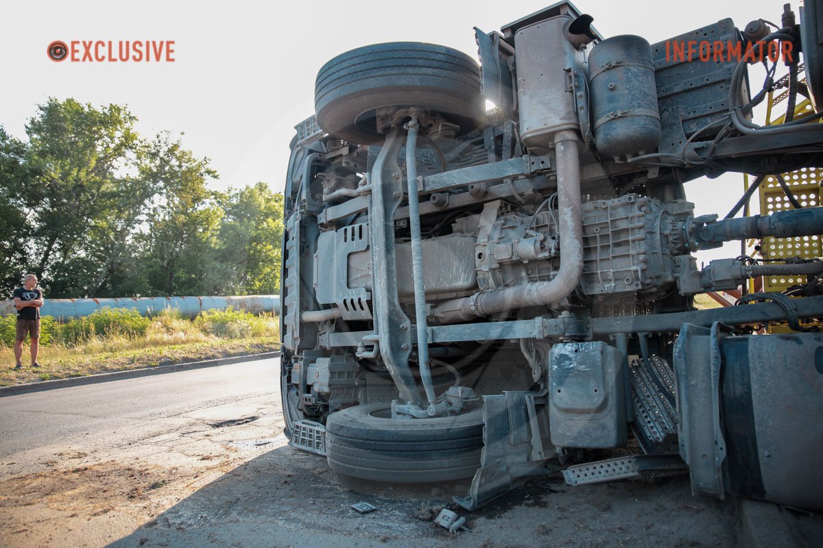 Перекинувся MAN