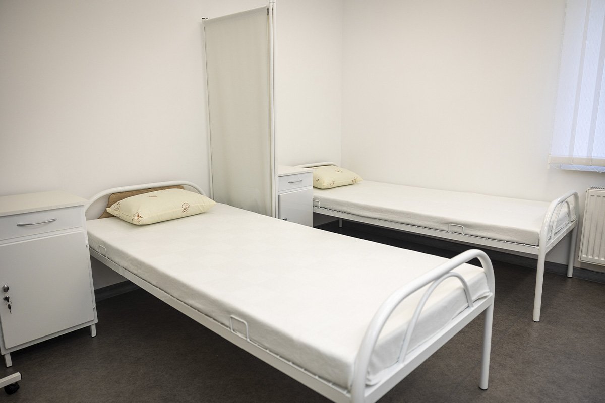 У приміщенні колишнього гуртожитку У приміщенні колишнього гуртожитку