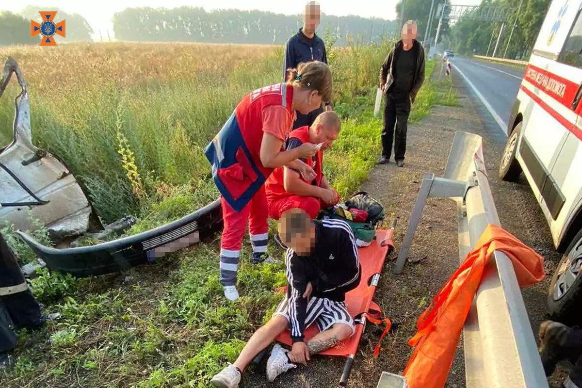 Постраждалого передали медикам Постраждалого передали медикам