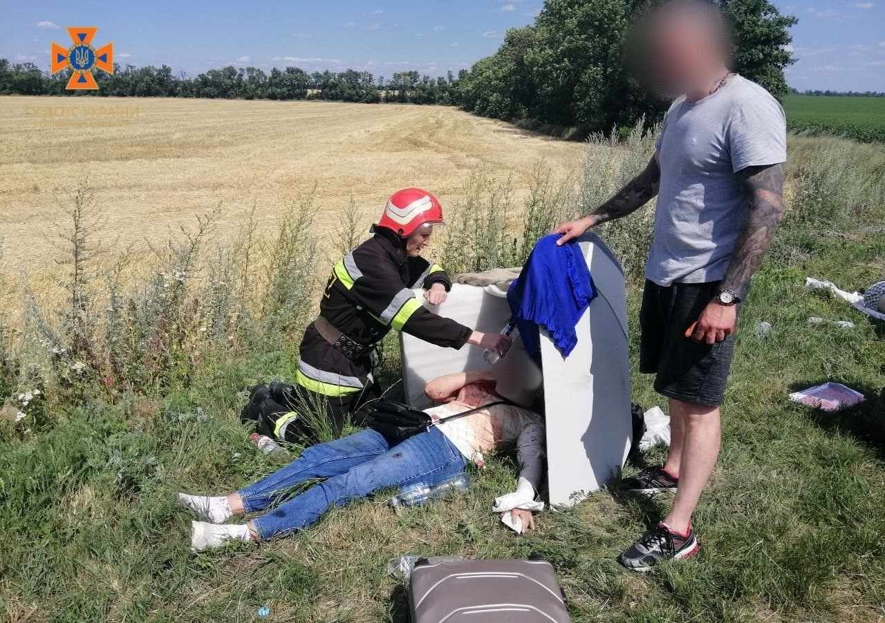 Там зіштовхнулись два мікроавтобуси