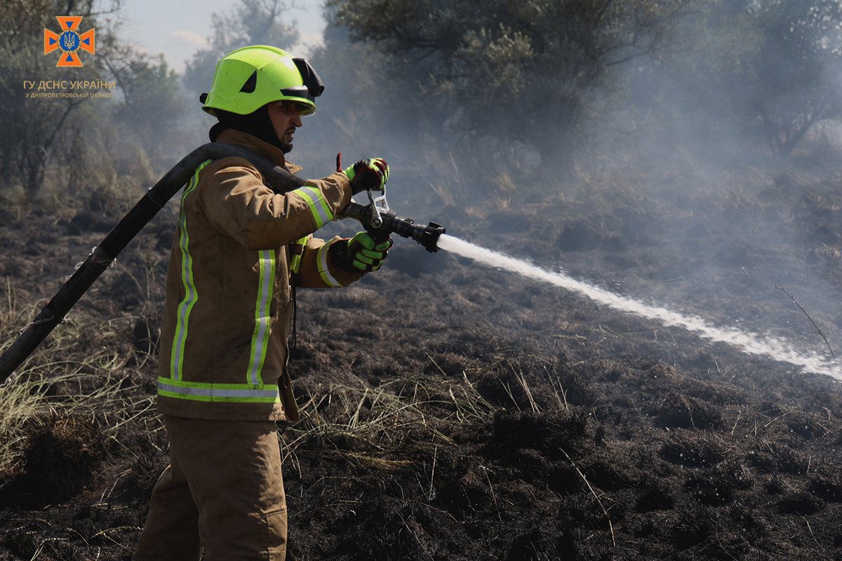 Вогонь охопив дачний будинок, чотири господарчі споруди та суху траву