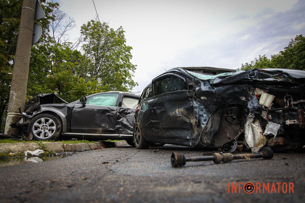 На вулиці Космічній біля АЗС "Окко" сталася ДТП