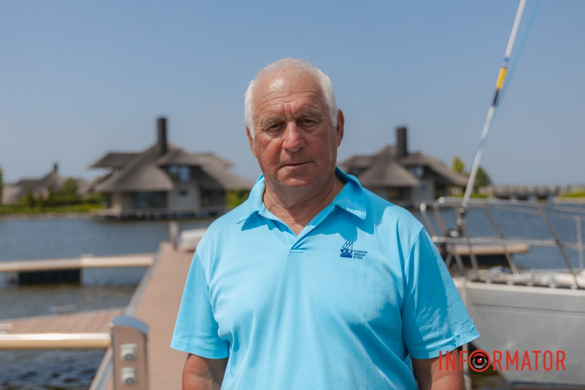 Майстер спорту міжнародного класу та заслужений тренер України з вітрильного спорту Валерій Гусенко